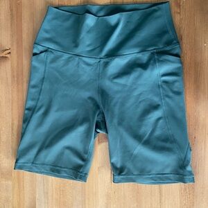 Senita Athletics Green Bike Shorts